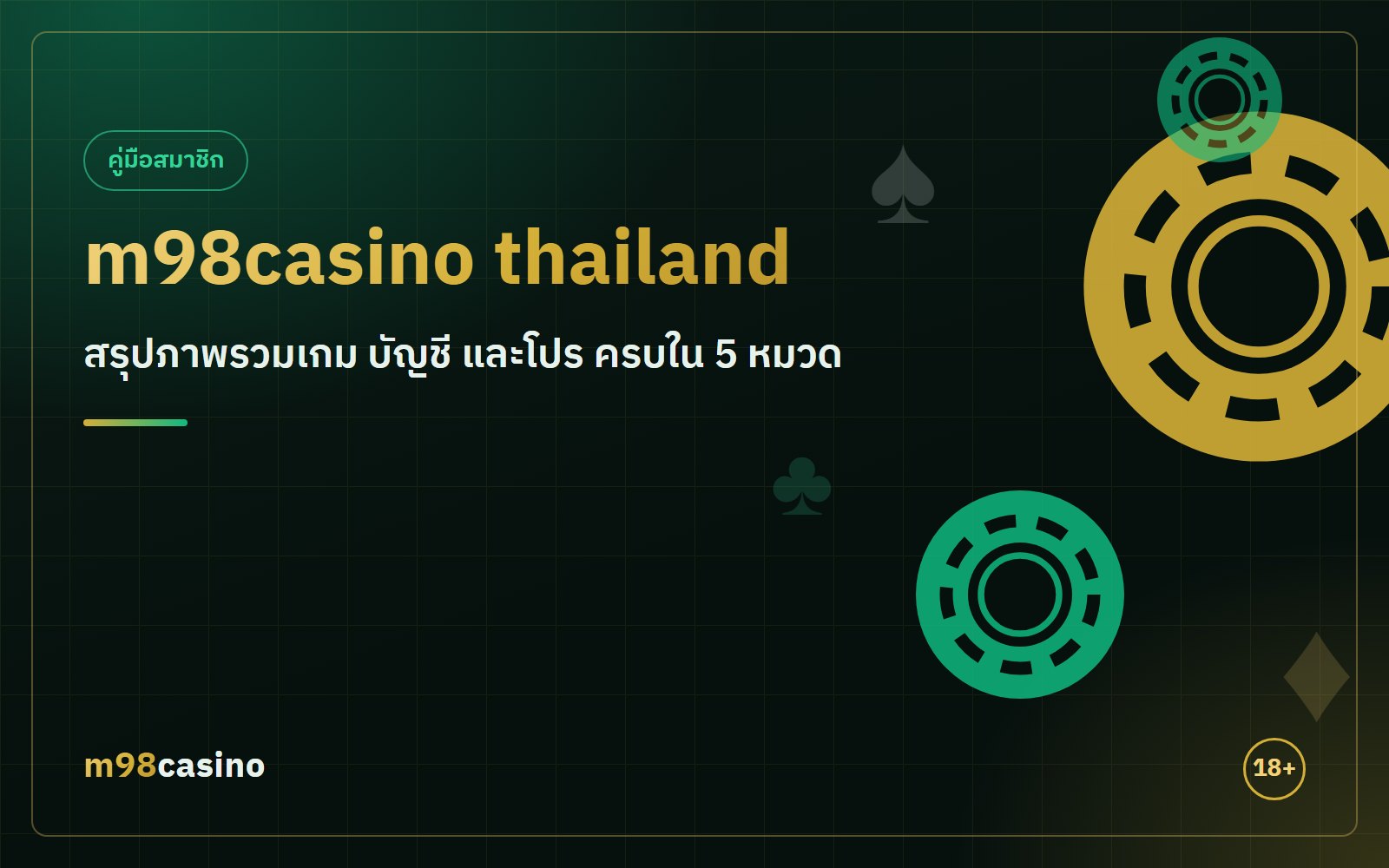 m98casino thailand ภาพรวมหน้าเว็บ